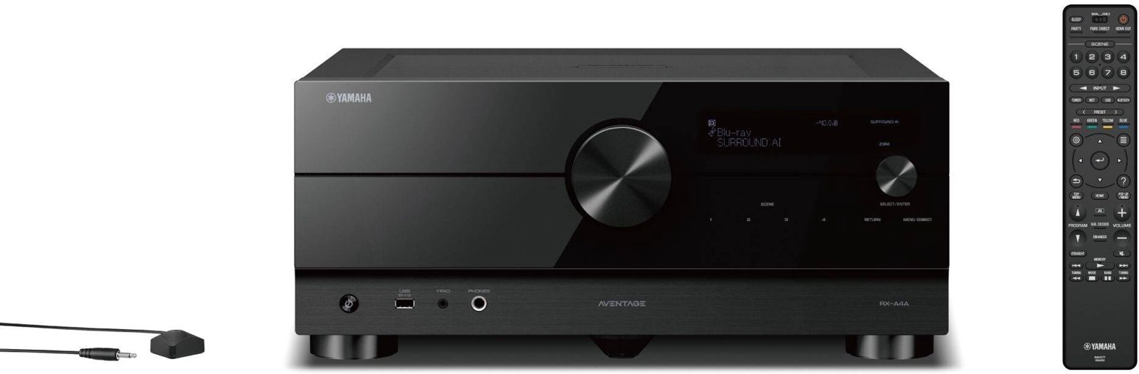 Yamaha RX-A4A, AVENTAGE MusicCast AV receiver med Surround:AI, 7x110W - Svart, bild 2