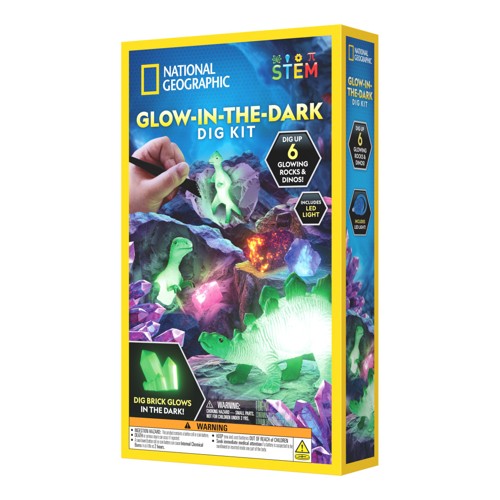 National Geographic Grävkit Glow In The Dark