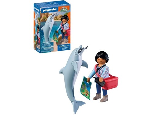 PLAYMOBIL - Zoo: Dolphin and Visitor (72091), bild 2