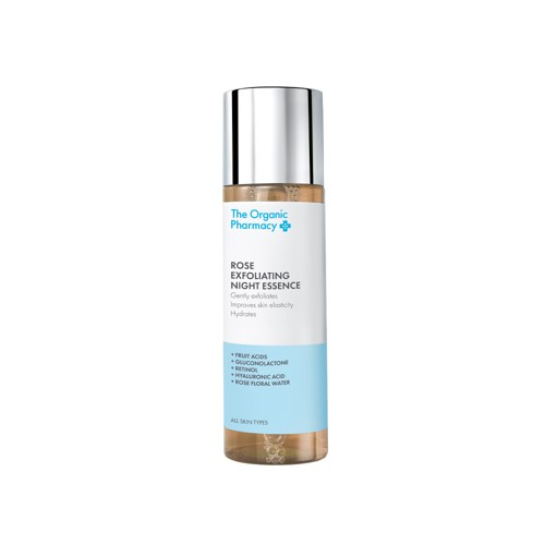 The Organic Pharmacy Pharmacy Rose Exfoliating Night Essence - 150 ml.