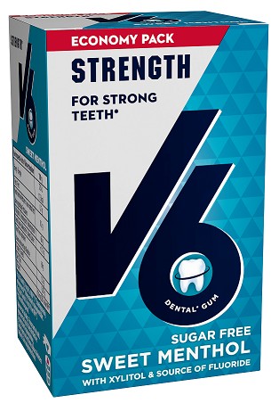 V6 Strong Teeth Sweet Menthol, 70 g