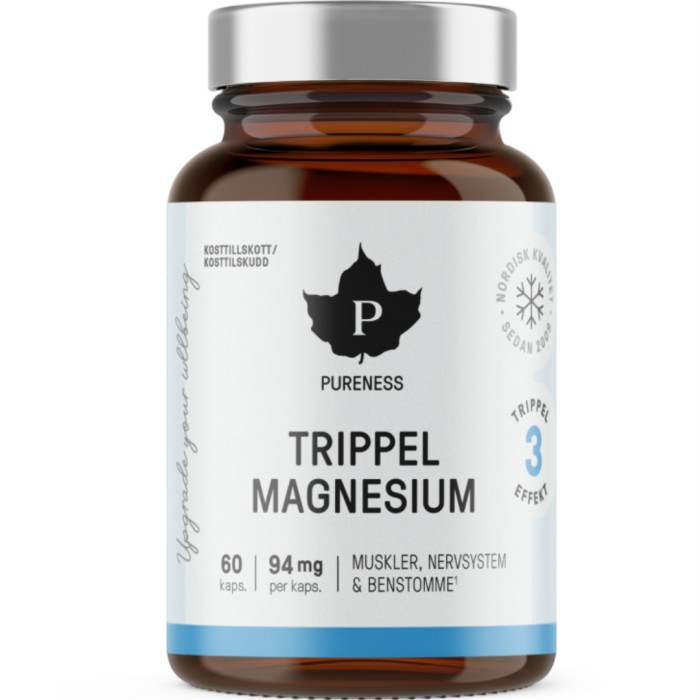 Pureness Trippel Magnesium 60 kapslar