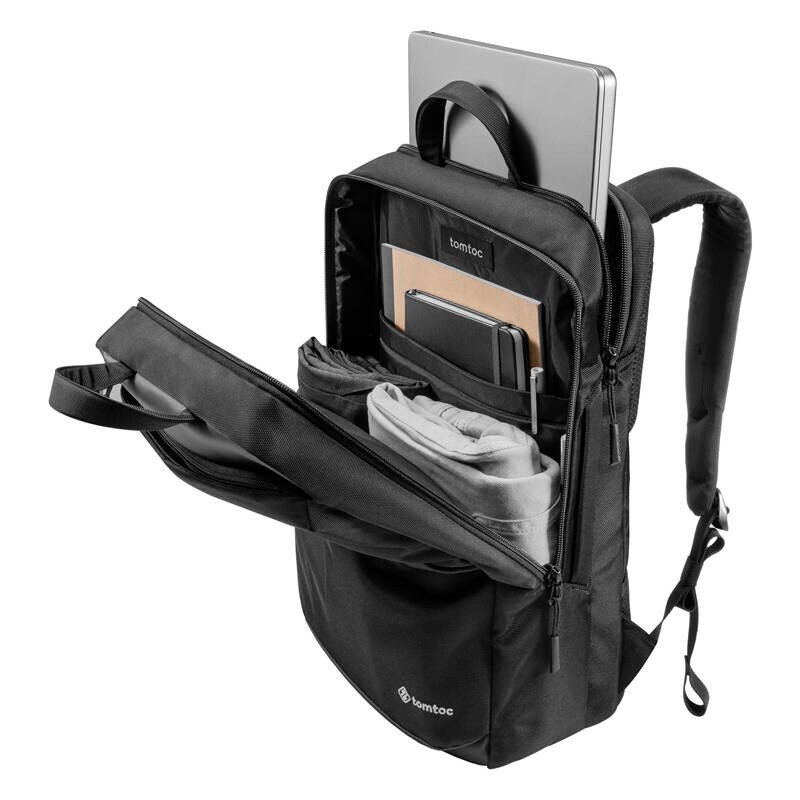 TOMTOC Explorer-T71 travel laptopryggsäck, 15,6/24L (svart), bild 5