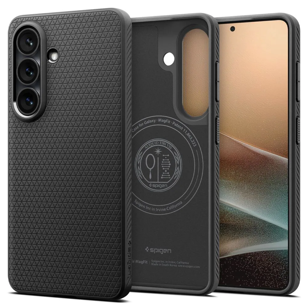 Spigen Liquid Air (MagFit), Mobilskal, Samsung, Galaxy S26, 16 cm (6.3), Svart