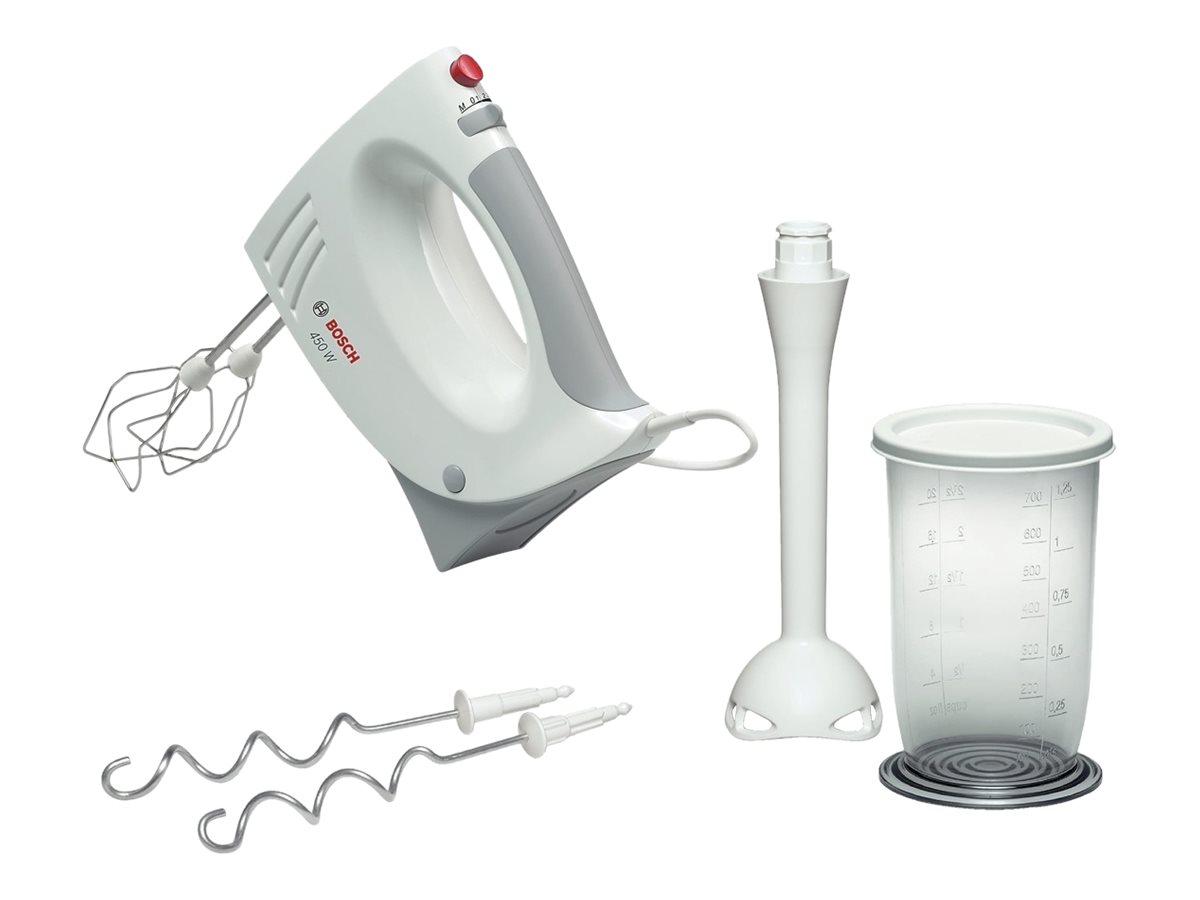 Bosch MFQ 3540 - Handmixer - 450 W - vit / grå