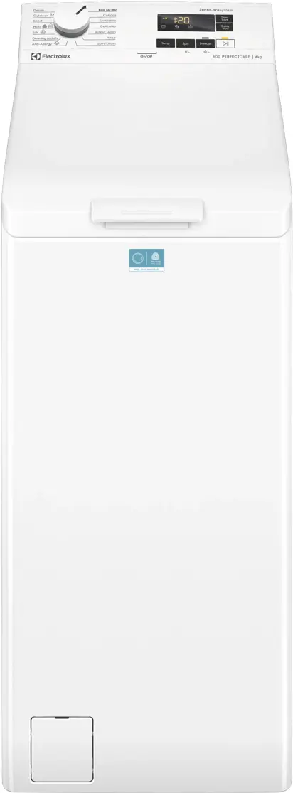 Electrolux tvättmaskin toppmatad ETI6062E2E (6kg)