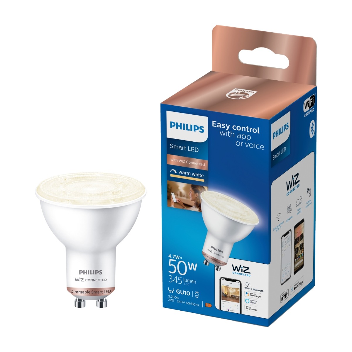 Philips Dim smart lampa 4,7W GU10