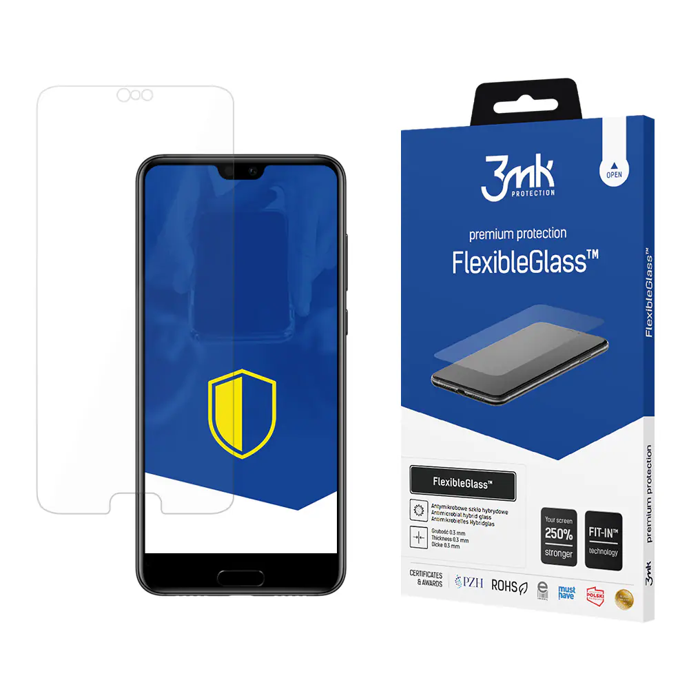 3mk FlexibleGlass™ hybridglas till Huawei P20 Pro