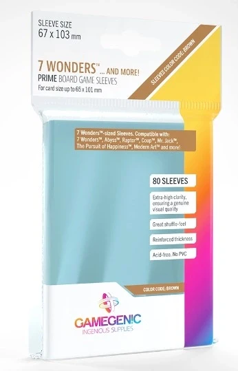 PRIME 7 Wonders Sleeves 67x103