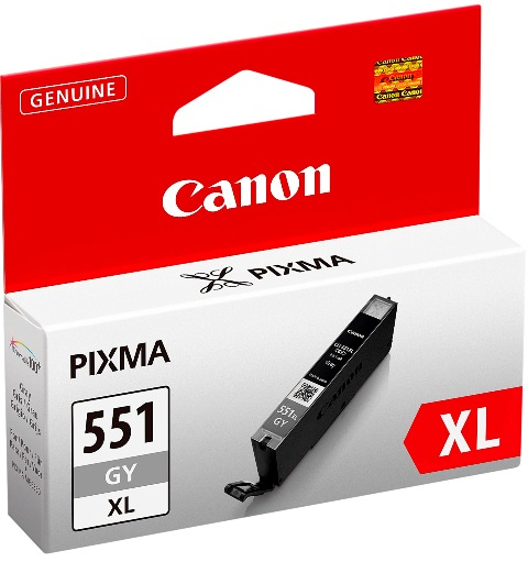 Canon CLI-551XL, grå bläckpatron med Hög kapacitet, bild 5