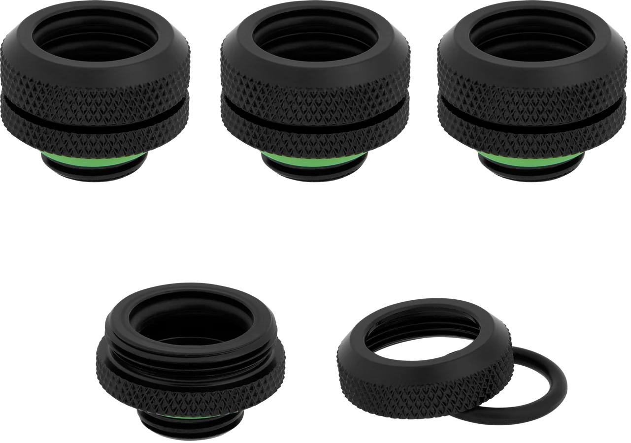 Corsair Hydro X Series XF Hardline 14mm 4-pack - Svart