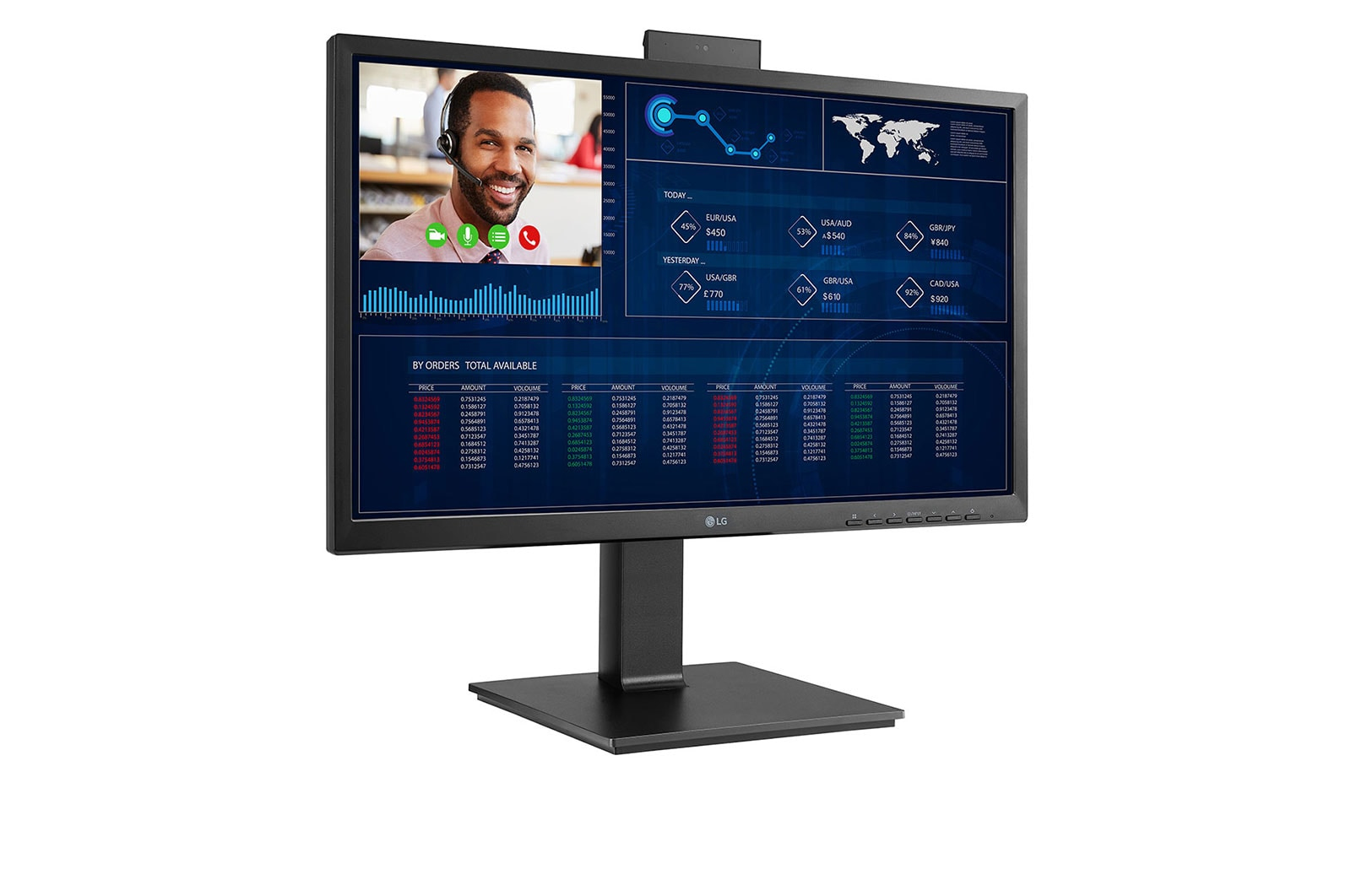 LG All-in-One Thin Client AiO 24CQ651W-BP, 24" Full HD IPS, Intel Pentium N6005, 8 GB, 256 GB SSD, WiFi 6, webbkamera, Windows 10 IoT LTSC 2021, bild 3