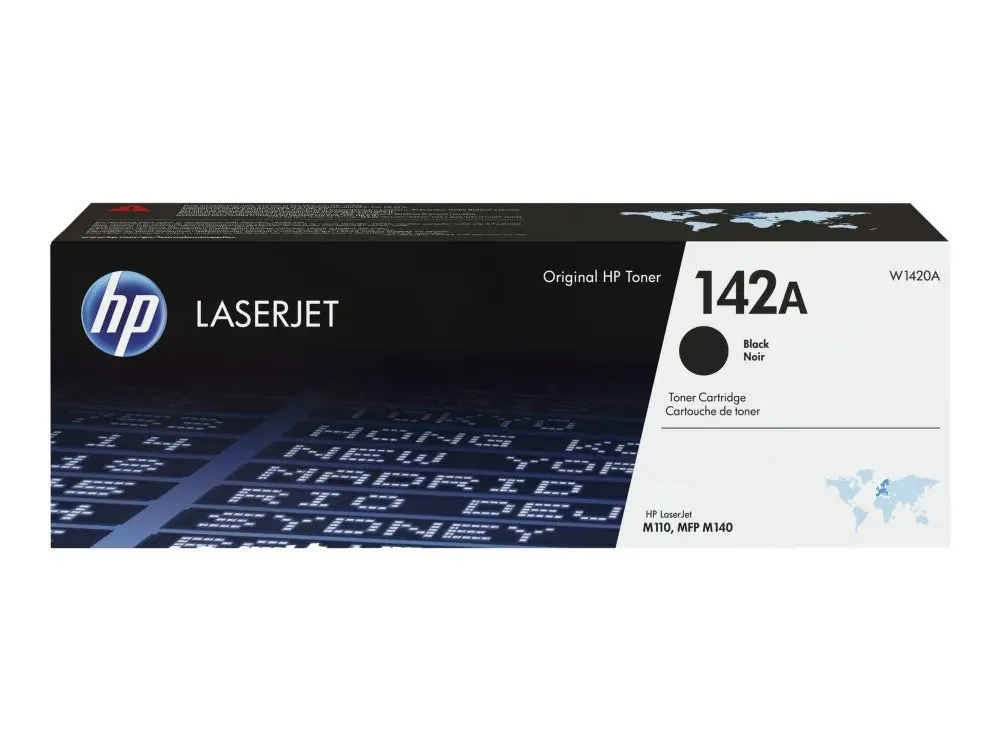 HP 142A, svart laserjet-originalpatron, bild 2