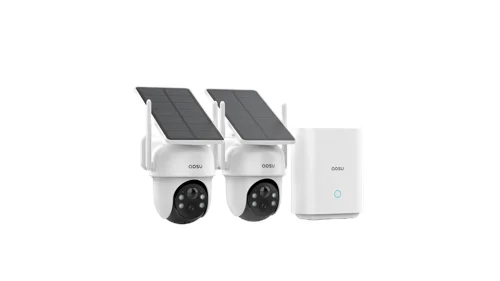 Aosu 2-Cam Kit with aosuBase – 3MP 2K 360° Solar Security Cameras, bild 3