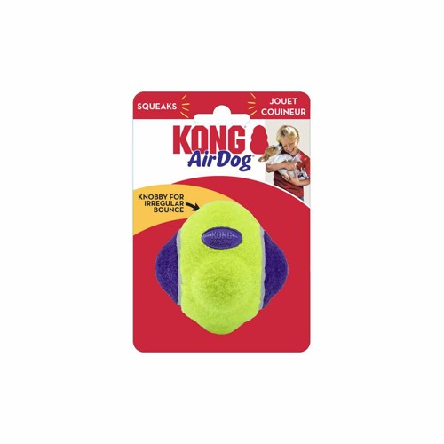 KONG - Airdog Squeaker Knobby Ball - XS/S