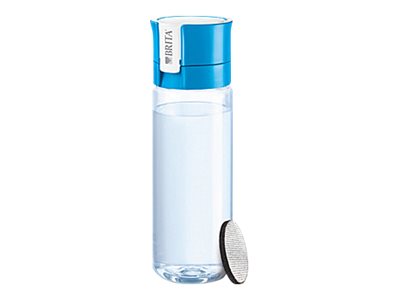 BRITA Fill&Go Vital - Vattenfiltreringsflaska - Storlek 7.2 cm - Höjd 22 cm - 0.6 L - blå