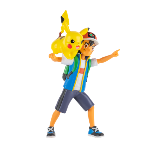 Pokemon Battle Feature Figure Ash & Pikachu