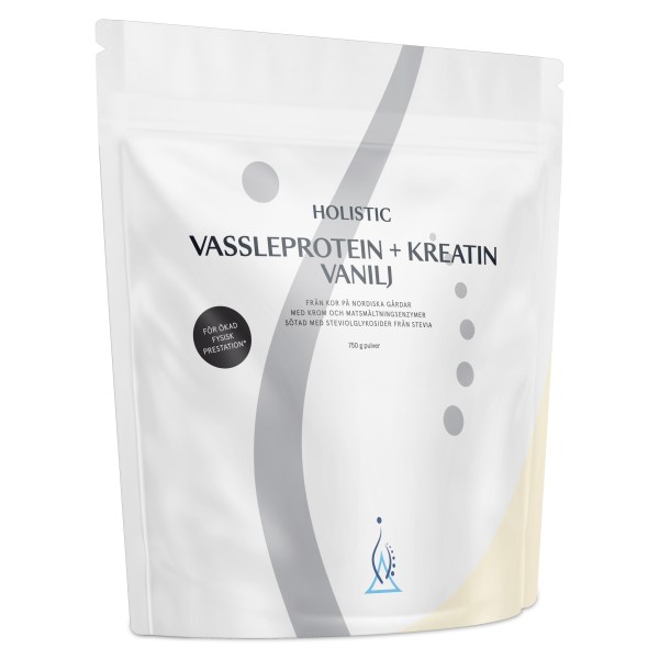 Holistic Vassleprotein + Kreatin vanilj, 750 g, bild 3