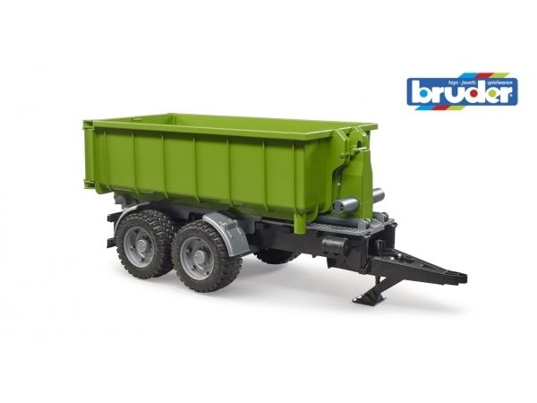 Bruder Roll-Off Container trailer för traktorer