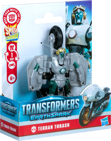 Transformers EarthSpark Terran Thrash 1-Step Smash Changers