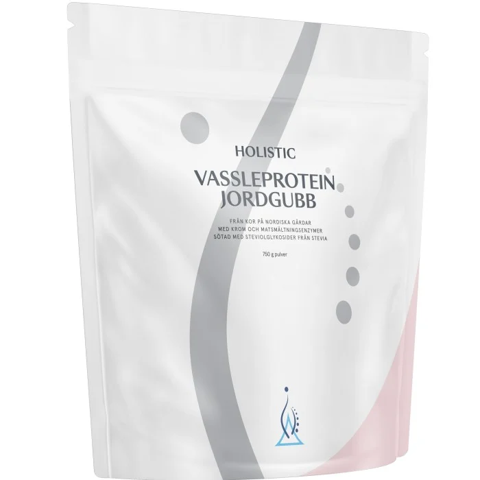 Holistic Vassleprotein jordgubb 750 g