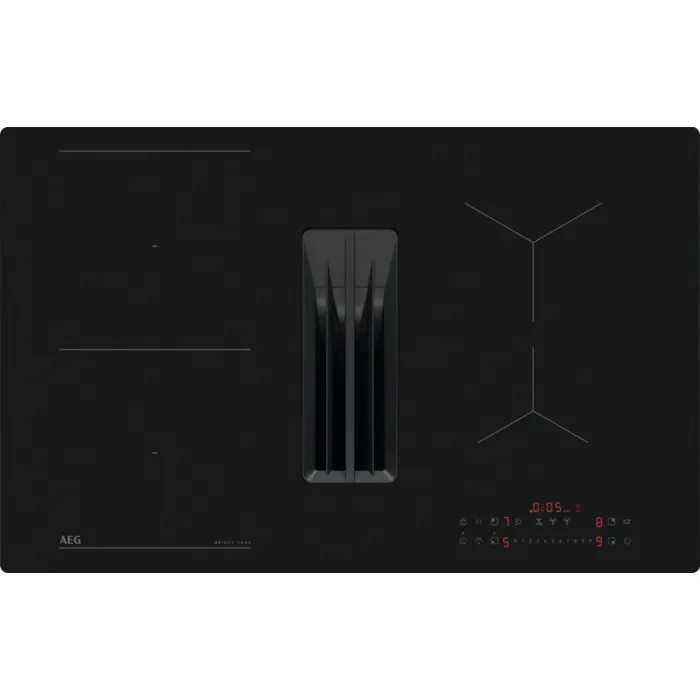AEG TT8SCB00CT, svart, inbyggd, 80 cm, induktionshäll med zoner, glas, 4 zoner, bild 2