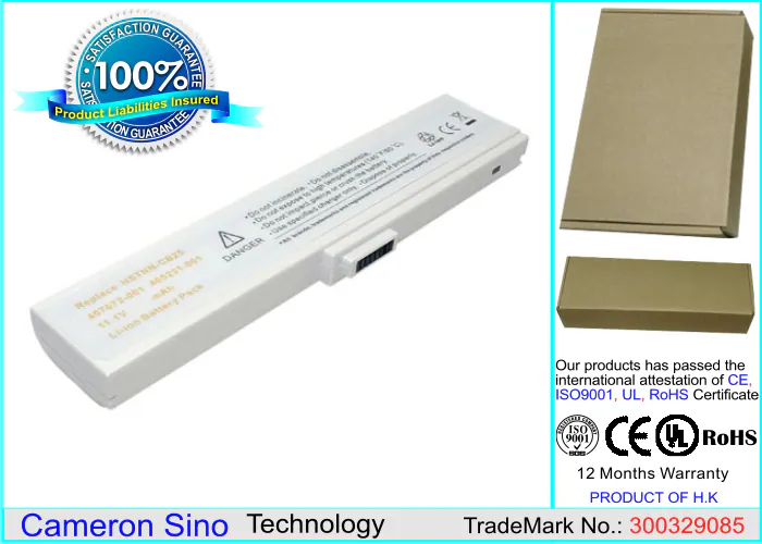 Batteri till Laptop, Bärbar dator för Compaq Presario B2811TX, Presario B2808TX m.fl.