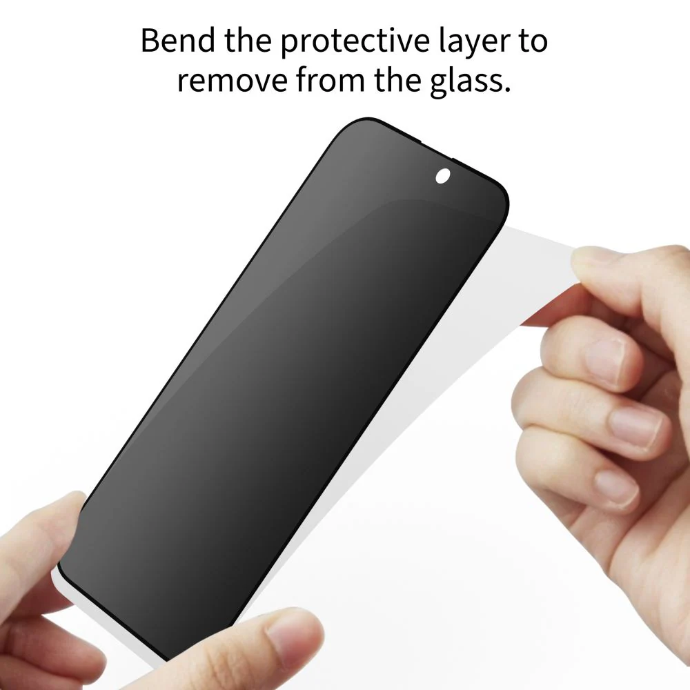 Tech-Protect Anti Spy Glass Pro+ 2-pack för iPhone 16e / 14 / 13 Pro / 13 - svart, bild 5