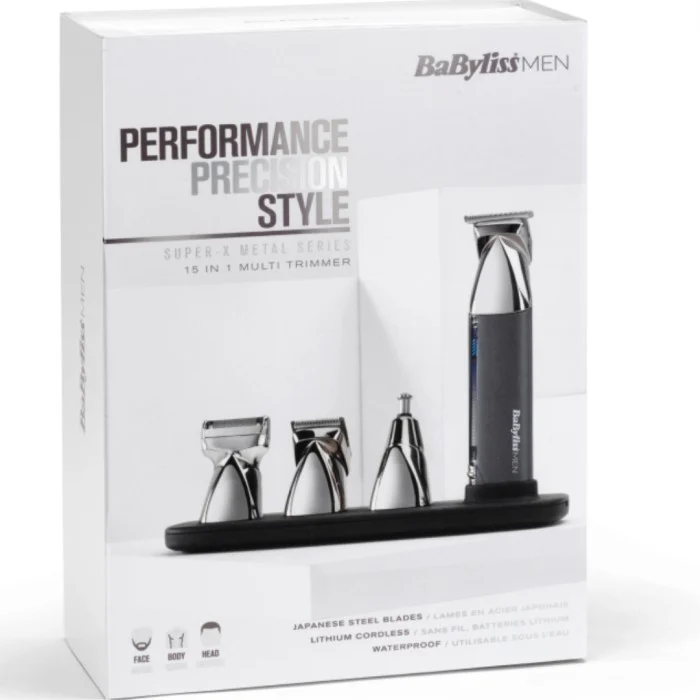 BaBylissMEN Super X Metal multitrimmer MT996E (silver)