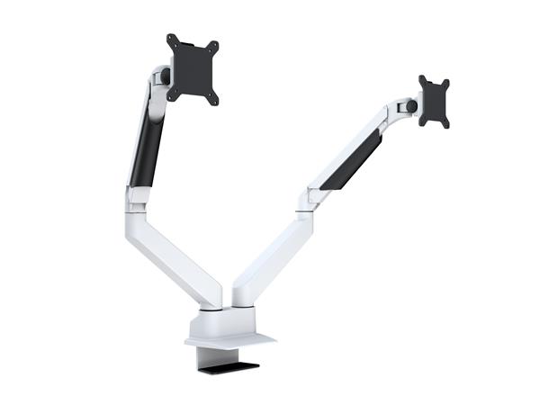 Bordsfäste Multibrackets M VESA Gas Lift Arm Dual Side by Side, 2 skärmar 15-32" - Vit, bild 3