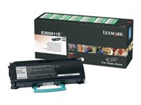 Lexmark - Lång livslängd - svart - original - tonerkassett - för Lexmark E360d, E360dn, E360dt, E360dtn, E460dn, E460dtn, E460dtw, E460dw