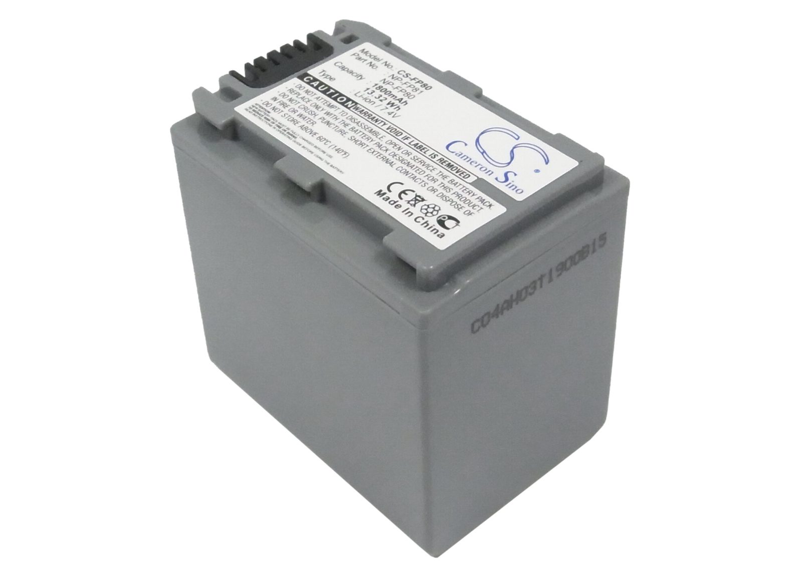 Batteri till Kamera för Sony DCR-DVD92, DCR-DVD92E, DCR-HC16 m.fl., bild 4