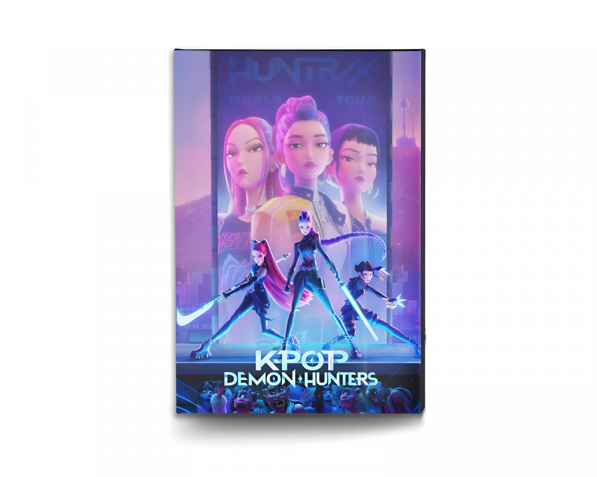 KPop Demon Hunters Light Up Canvas 30x40Cm