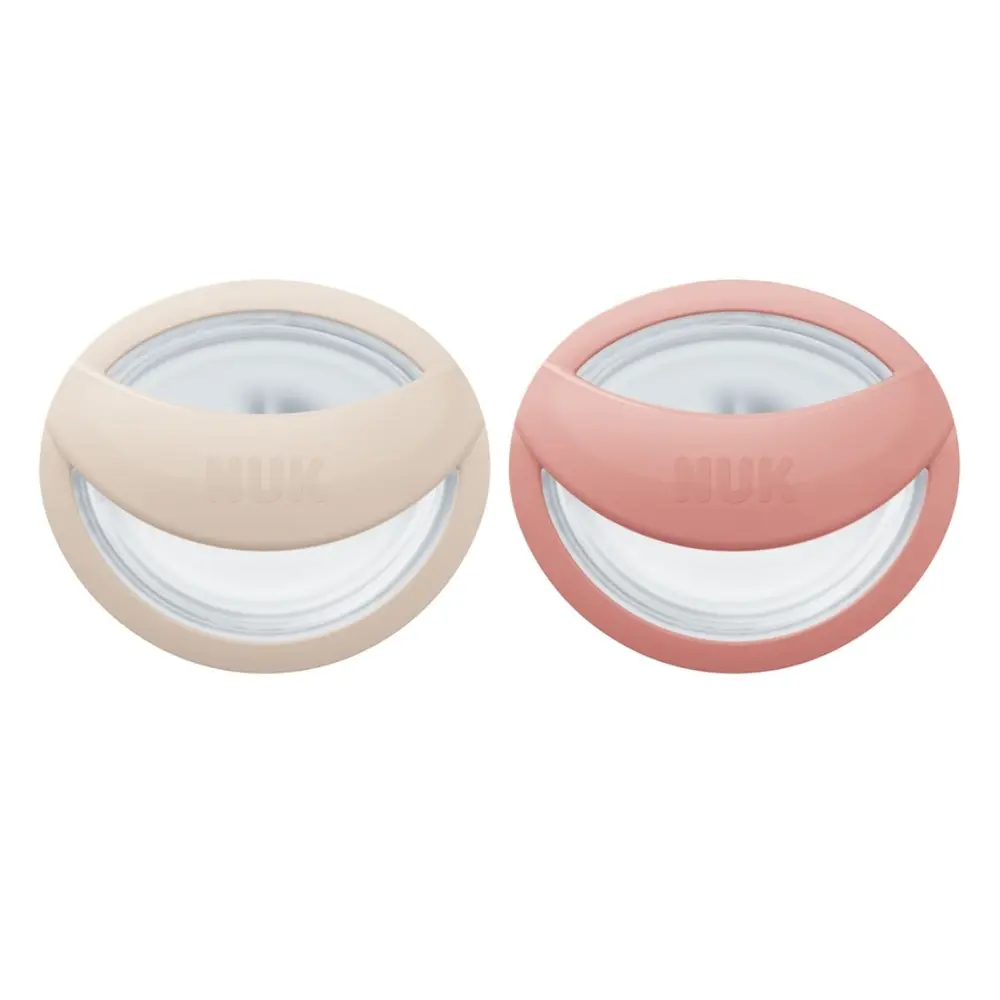 NUK Perfect match Beige/Red 0-6 mån, 2 st, bild 2