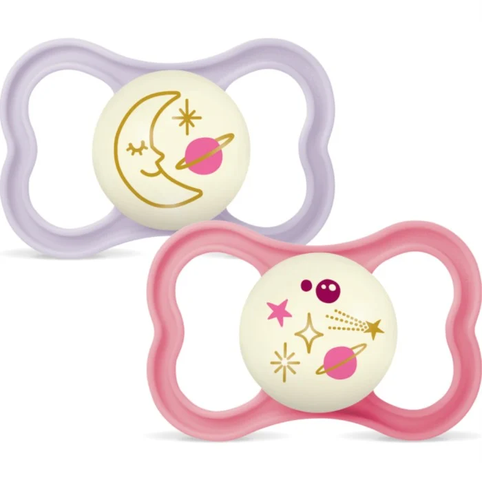 MAM Air Night Silk 16-36m Pink, 2 st