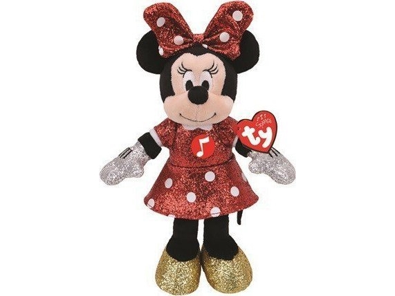 TY Minnie Mouse gosedjur med ljud 20 cm