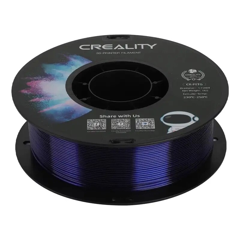 Creality3D CR-PETG PETG-filament 1,75 mm 1 kg, transparentblått, bild 4