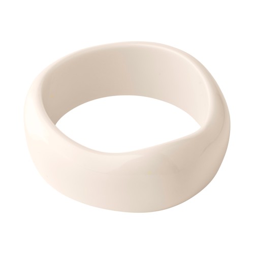 PILGRIM - AASE Maxi Bangle - Ivory - 65 x 65 mm