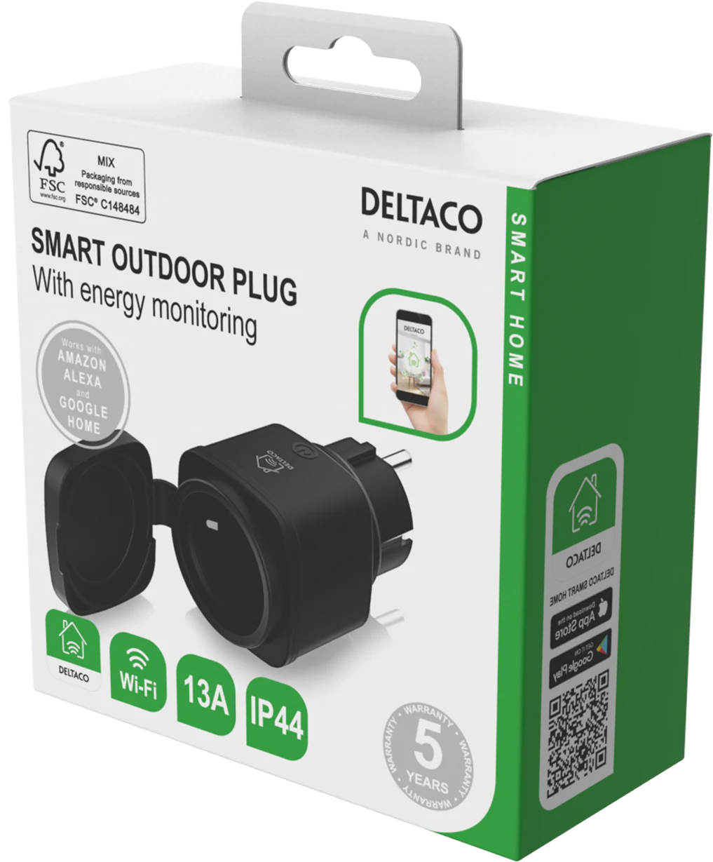 Deltaco smart kontakt 349072