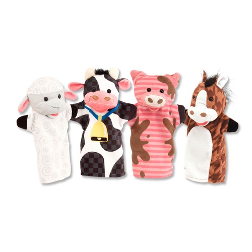 Melissa & Doug - Hand Puppets Farm Friend