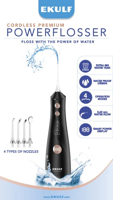EKULF PowerFlosser Premium Black, bild 2