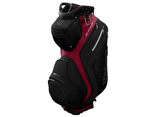 Wilson - Alpine Cart Bag with Embroidery - Black/Red, bild 2