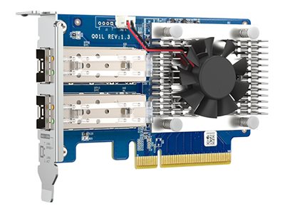 QNAP QXG-10G2SF-NXE - expansion module - PCIe 3.0 x8 - Gigabit Ethernet / 10 Gigabit SFP+ x 2