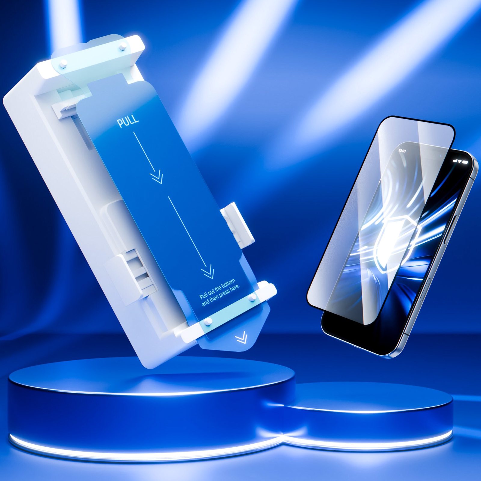 3mk Expert Glass Protection™ härdat glas med appliceringsverktyg för Samsung Galaxy A56, bild 4