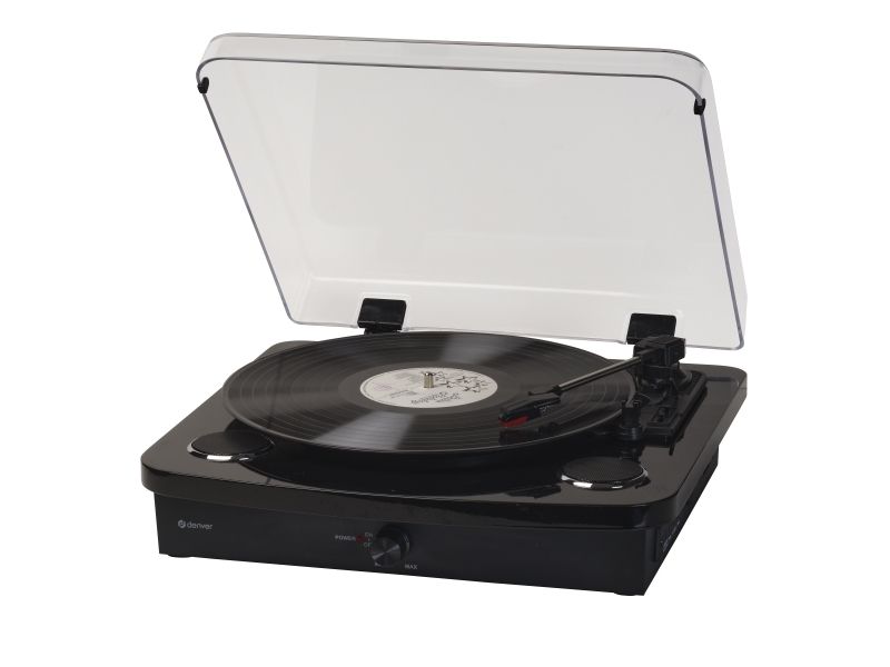 Denver VPL-230B skivspelare Bluetooth USB 33 1/3, 45, 78 rpm, svart