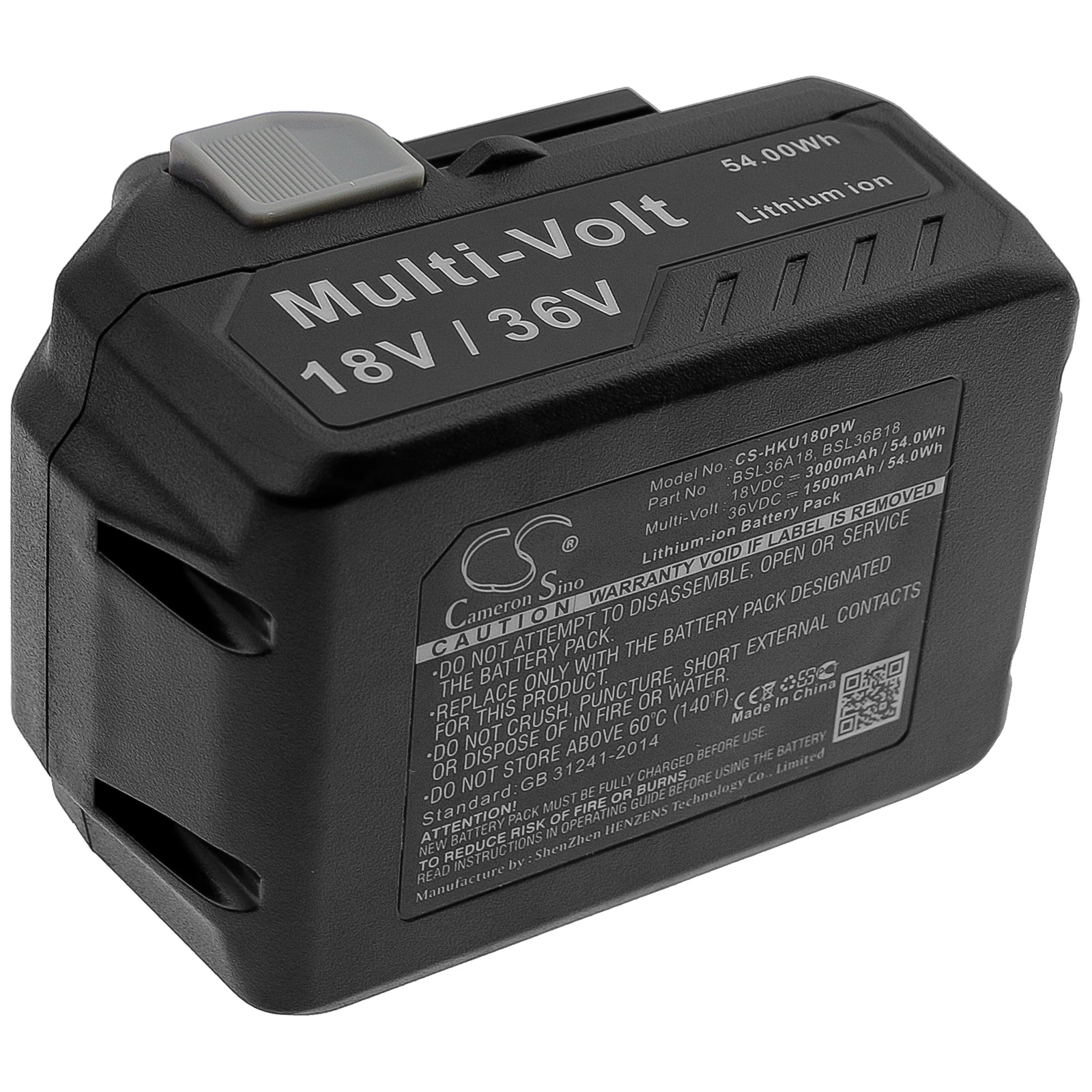 Batteri till Elverktyg för HiKOKI UB18DJL, UB18DJL(L0Z), WF18DSL m.fl., bild 4