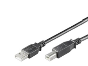 Goobay USB-A till USB-B skrivarkabel, 1.8 m – svart