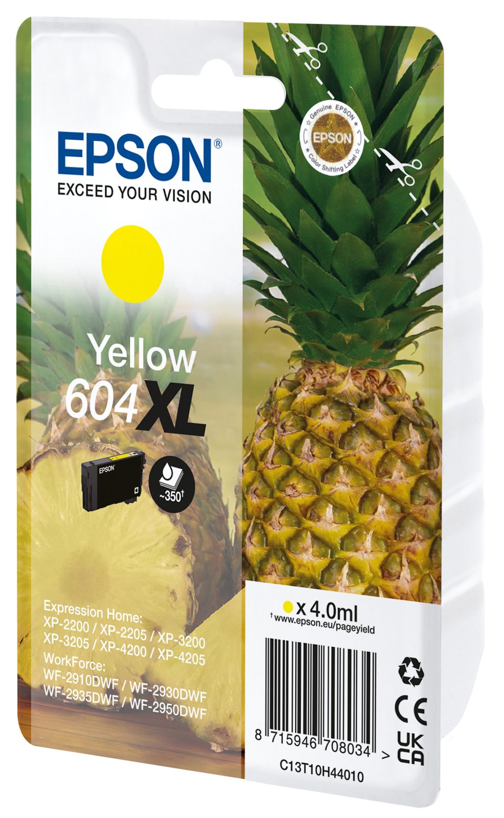 Epson T604XL, gul bläckpatron, bild 3