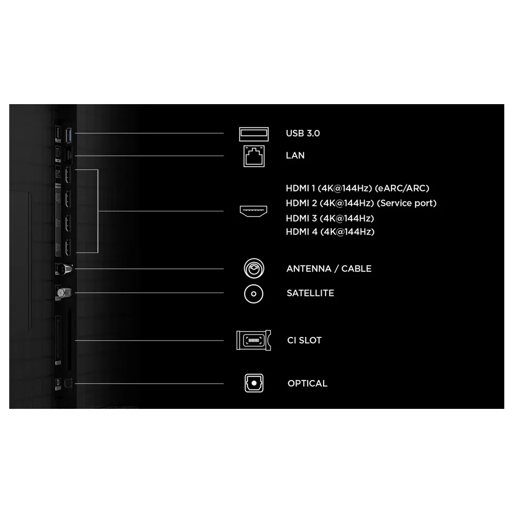 TCL 55" C8L 4K SQD-Mini LED TV (2026), bild 4