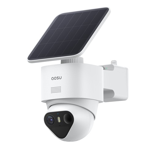 Aosu SolarCam T2 Ultra – 4K Solar Övervakningskamera med TrueColor Nattsyn, 360° Pan-Tilt & AI-spårning